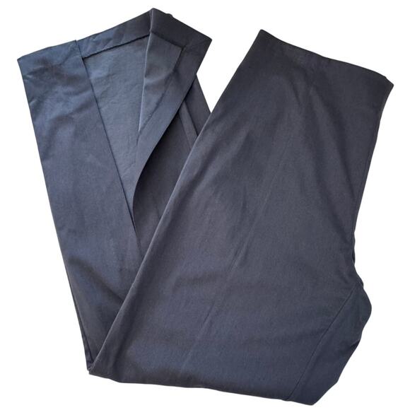 JONATHAN SIMKHAI Women's Midnight Chase Front Slit Cotton-Blend Pants Size 14 - Picture 5 of 8